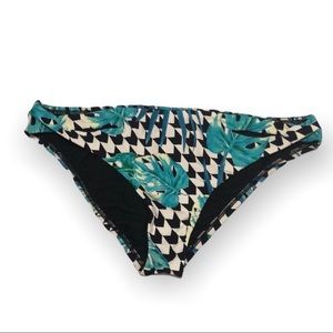 Gianni Bini Women’s Floral Print Bikini Bottoms Size L